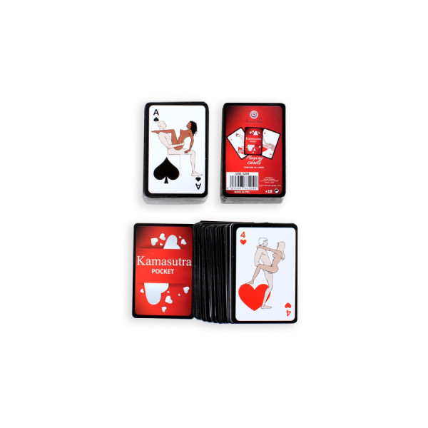 Mini jeu de 54 cartes Kamasutra